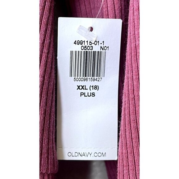 NWT Old Navy Womens Dress XXL Swing Tiered Long Sleeve Summer Babydoll PInk Mini - Picture 7 of 10